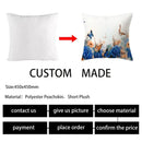 Vibrant butterfly flower pillow case living room cushion cover by Decorbites