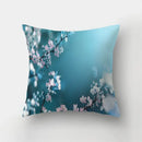 Vibrant butterfly flower pillow case living room cushion cover by Decorbites
