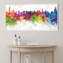 Vibrant City Canvas