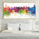 Vibrant City Canvas