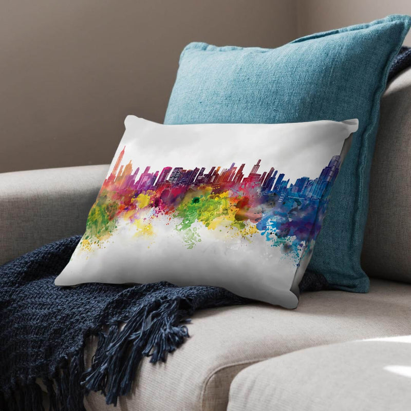 Vibrant City Cushion