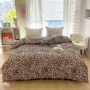 GobekUsa Leopard Print Soft Bedding Set Duvet Cover Kit - High Quality, Skin Friendly, Comfortable