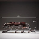 GobekUsa Leopard Cheetah Resin Animal Sculptures for Home Decor