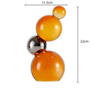 GobekUsa Crystal Bubble Decor Spheres Spliced Glass Ball Figurines Home Decor Accessories