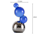 GobekUsa Crystal Bubble Decor Spheres Spliced Glass Ball Figurines Home Decor Accessories