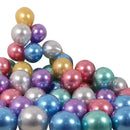 Vibrant metallic latex confetti balloon set for party decor by Decorbites
