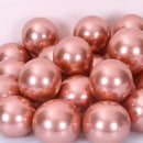 Vibrant metallic latex confetti balloon set for party decor by Decorbites