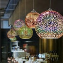 GobekUsa Glass Ball LED Pendant Light Fixture for Stylish Indoor Decor