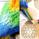 GobekUsa Parrot Wall Sconce with Crystal Lampshade - Gold Finish, Right/Left