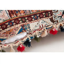 Vibrant patchwork ethnic boho throw pillow covers living room decor by Decorbites