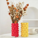 GobekUsa Fruit Relief Vase Creative Cartoon Ceramic Ornament Floral Arrangement Accessories
