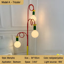 GobekUsa Art LED Floor Lamp - Creative Lighting for Living Room, Bedroom & Kid's Room