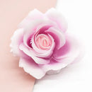 Vibrant silk artificial roses wedding and living room decor by Decorbites