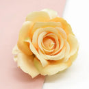 Vibrant silk artificial roses wedding and living room decor by Decorbites