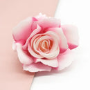Vibrant silk artificial roses wedding and living room decor by Decorbites