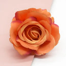 Vibrant silk artificial roses wedding and living room decor by Decorbites