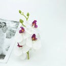 Vibrant silk butterfly orchid bouquet for wedding and home decor by Decorbites