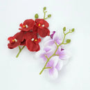 Vibrant silk butterfly orchid bouquet for wedding and home decor by Decorbites