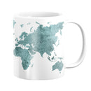 Vibrant World Map Mug