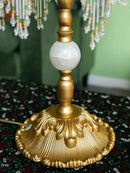 GobekUsa Crescent Moon Lampshade with Tassels - Victorian Style Medieval Desk Light Cover