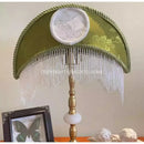 GobekUsa Crescent Moon Lampshade with Tassels - Victorian Style Medieval Desk Light Cover