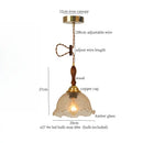 GobekUsa Cracked Glass LED Pendant Lights for Home Decor, Restaurant, Living Room, Kitchen