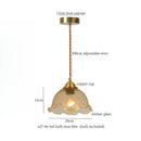 GobekUsa Cracked Glass LED Pendant Lights for Home Decor, Restaurant, Living Room, Kitchen