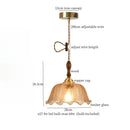 GobekUsa Cracked Glass LED Pendant Lights for Home Decor, Restaurant, Living Room, Kitchen