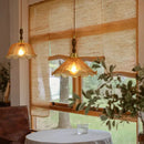 GobekUsa Cracked Glass LED Pendant Lights for Home Decor, Restaurant, Living Room, Kitchen