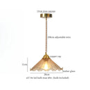 GobekUsa Cracked Glass LED Pendant Lights for Home Decor, Restaurant, Living Room, Kitchen