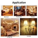 GobekUsa G125 LED Filament Bulb 4W E27 Warm 2200K Dimmable Globe, Equivalent to 40/60W