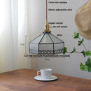 GobekUsa Gray Glass LED Pendant Light Fixture with Adjustable Hang Lamp