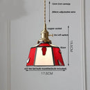 GobekUsa Gray Glass LED Pendant Light Fixture with Adjustable Hang Lamp