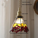 GobekUsa Gray Glass LED Pendant Light Fixture with Adjustable Hang Lamp