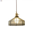 GobekUsa Gray Glass LED Pendant Light Fixture with Adjustable Hang Lamp