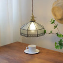 GobekUsa Gray Glass LED Pendant Light Fixture with Adjustable Hang Lamp