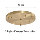 Vintage Amber Glass Pendant Light With Brass Detail