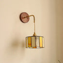 GobekUsa Adjustable LED Wall Lamp Sconce Copper Wood Glass Stair Light