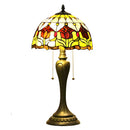 Tiffany-Style Lamp Vintage in Baroque Glass Style