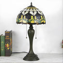 Tiffany-Style Lamp Vintage in Baroque Glass Style