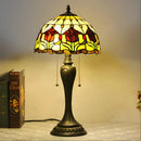 Tiffany-Style Lamp Vintage in Baroque Glass Style