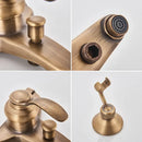 GobekUsa Brass Shower Faucet Mixer Tap Set with Hand Shower - Wall Mount Black