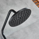 GobekUsa Black Bronze Shower Faucet Set with 8" Rain Shower Head and Hand Shower