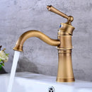 GobekUsa Black Brass Basin Faucet High Arch Single Handle Deck Mounted Mixer