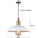 Vintage black farmhouse pendant light for kitchen island by Decorbites