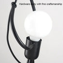 Vintage black man iron pendant light – bedroom cartoon lamp by Decorbites