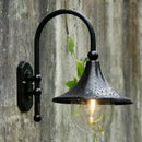 GobekUsa Black Outdoor Wall Lamp for Country Garden Villa Aisle Balcony Lighting