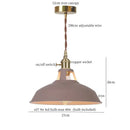 GobekUsa Blue Iron Art LED Pendant Light, Nordic Modern Style for Home and Commercial Spaces