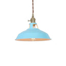 GobekUsa Blue Iron Art LED Pendant Light, Nordic Modern Style for Home and Commercial Spaces