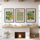 Flower Market, Kusama Art Prints. Modern Tropical Wall Decor by Wall Art Set